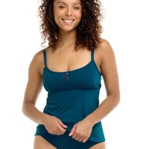 SKYE Swimwear Piper Tankini LUX Dawn Convertible‎ Straps Swimsuit Top Loose Fit